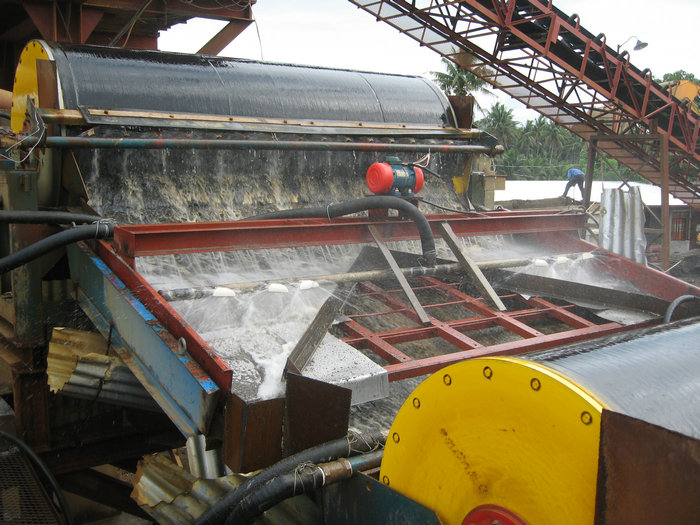 Производственная линия магнитной сепарации марганцевой руды